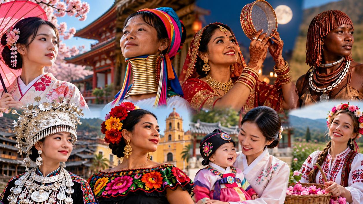 Най-необикновените женски традиции по света: обичаи, които продължават да удивляват