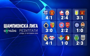 Много голове, драма и емоции с мачовете от Шампионската лига (резултати и класиране)