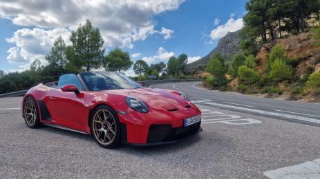 Тествахме Porsche GT3 S/C само на 2-ра (чат-пат 3-та) предавка. Велико!