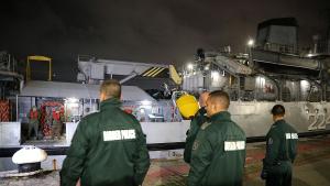 На морската гара във Варна пристига екипажът на ударения от