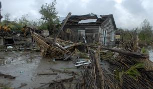 Разрушенията в Куба след урагана Палома