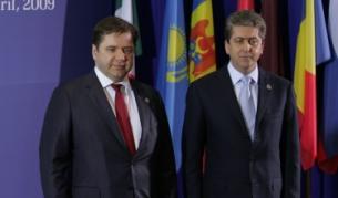 Президентът Първанов и руският министър на енергетиката Сергей Шматко