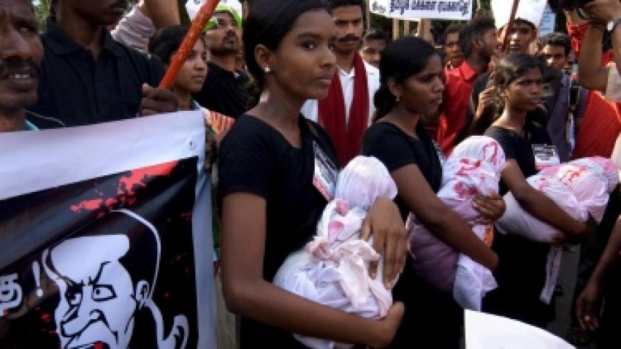 100 деца убити при "кървава баня" в Шри Ланка 
