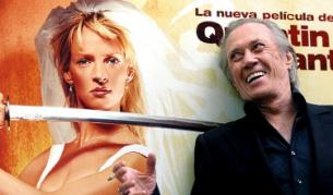 Дейвид Карадайн на премиерата на "Убий Бил 2" в Мадрид