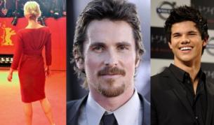 Рене Зелуегър, Крисчън Бейл и Тейлър Лаутнър преди да качат/свалят драстично килограми