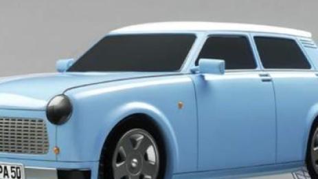 Показват електрически Трабант във Франкфурт