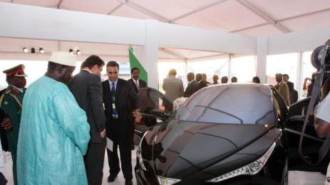 Ракета Кадафи като автомобилен дизайнер