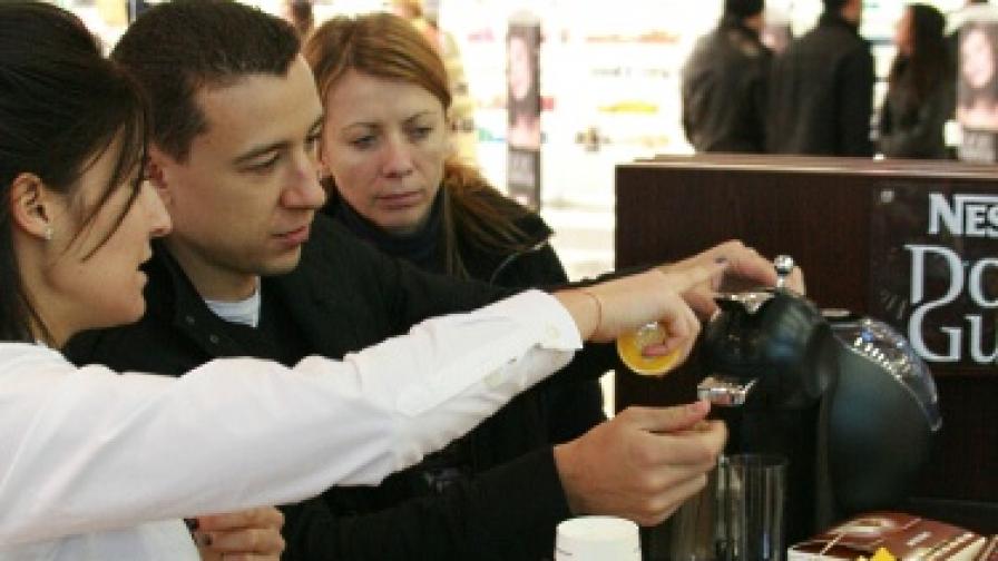 В минимагазините всеки има възможност да се докосне до удоволствието да си приготвя невероятни специалитети с кафе