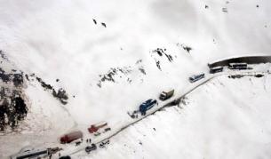 Местопроизшествието, заснето от хеликоптер