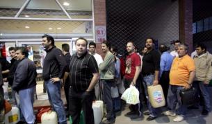 Опащки за бензин в Гърция не е имало от близо две години (снимка от 12 май 2008)