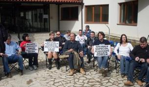 Протестиращите британци...