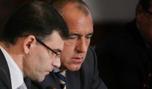 Премиерът Бойко Борисов и вицепремиерът и финансов министър Симеон Дянков