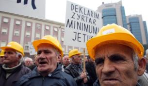 Протести на миньори в Тирана имаше и в началото на март т.г.