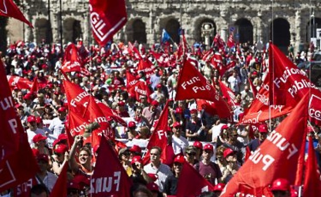 Масова стачка в Италия