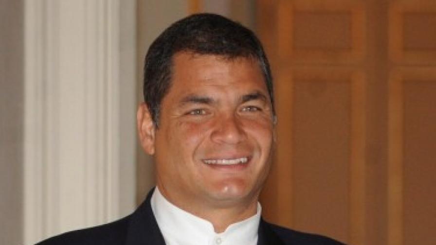 Президентът на Еквадор Рафаел Кореа