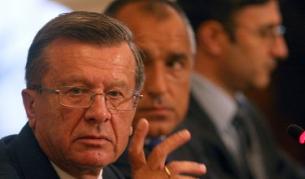 Първият вицепремиер на Русия Виктор Зубков и премиерът Бойко Борисов на срещата в София