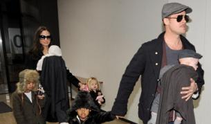 Анджелина Джоли, Брад Пит и децата им