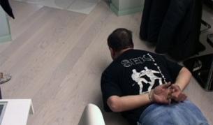 Снимки от операция "Октопод" в нощта на 9 срещу 10 февруари 2010 г., разпространени от МВР
