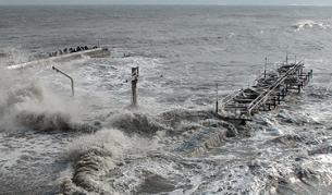 Бурята в Поморие на 8 февруари