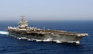 Самолетоносачът "Ентърпрайз", изпратен в залива през март