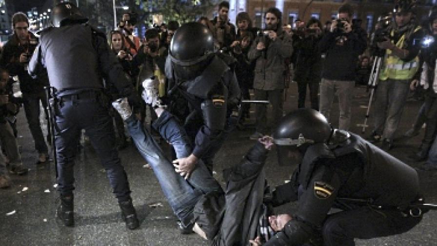 Стачките доведоха до сблъсъци в Испания, Италия и Португалия