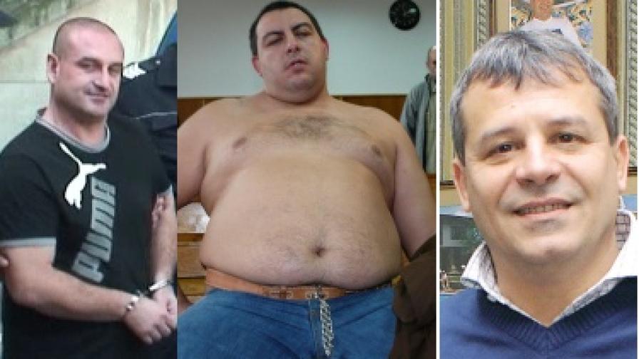 Тримата с доживотни присъди без право на замяна (отляво): Васил Костов,Петър Стоянов, Георги Вълев