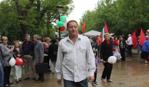 Ангел Найденов на закриването на предизборната кампания на Коалиция за България в най-големия жилищен квартал в Перник – Изток