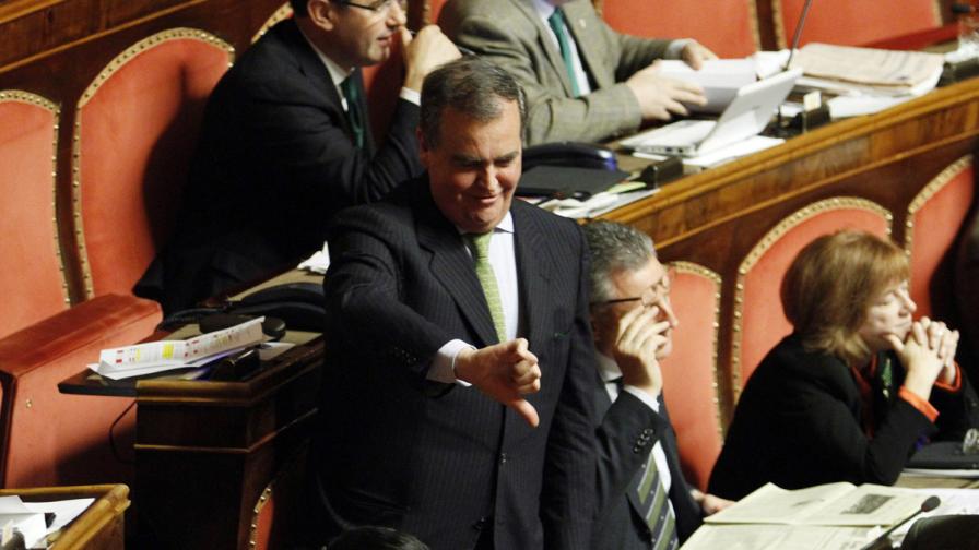 Заместник-председателят на италианския Сенат Роберто Калдероли