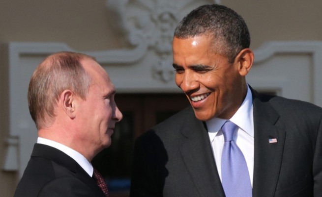Путин и Обама: Усмихнати на срещата на Г-20