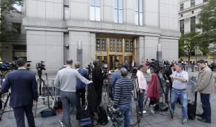 Съдебната зала в Ню Йорк, където беше заседанието