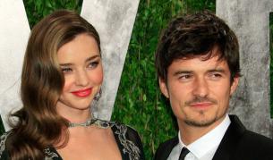 Миранда Кър и Орландо Блум