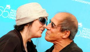 Челентано и съпругата му Клаудия Мори