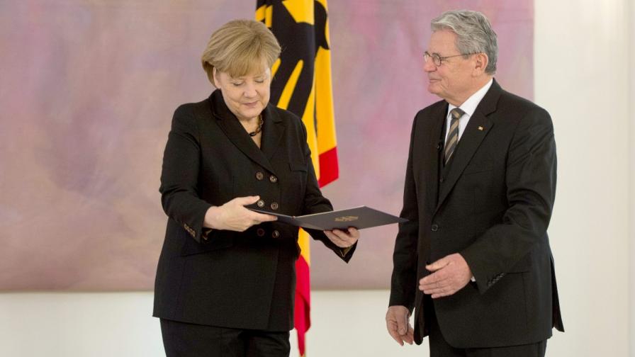 Германският Бундестаг преизбра Ангела Меркел за трети пореден мандат